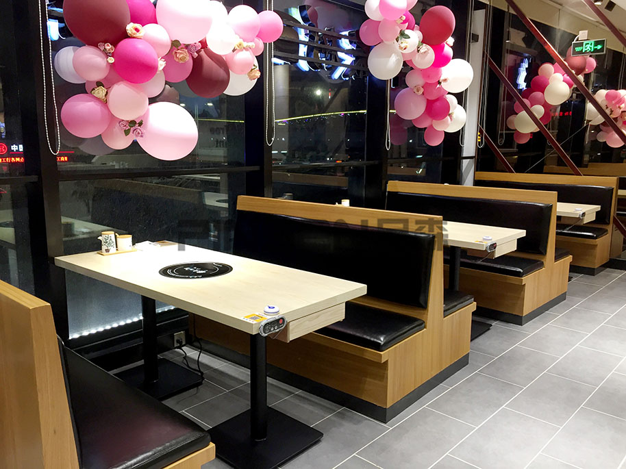 果樹(shù)面韓式料理桌椅定制