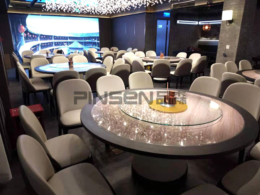 新旺來(lái)酒樓中餐廳桌椅定制