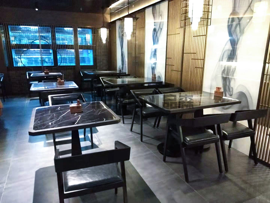 新旺來(lái)酒樓中餐廳桌椅定制