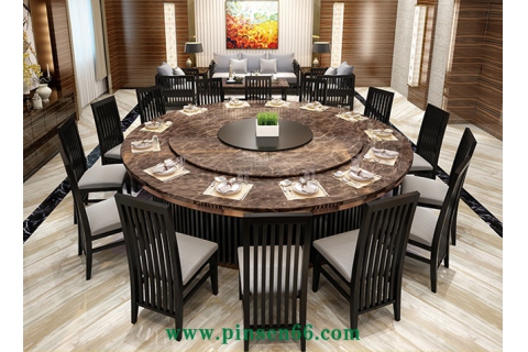 豪華大理石電動餐桌