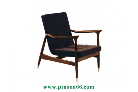 實木布藝軟包套腳人沙發(fā)卡座