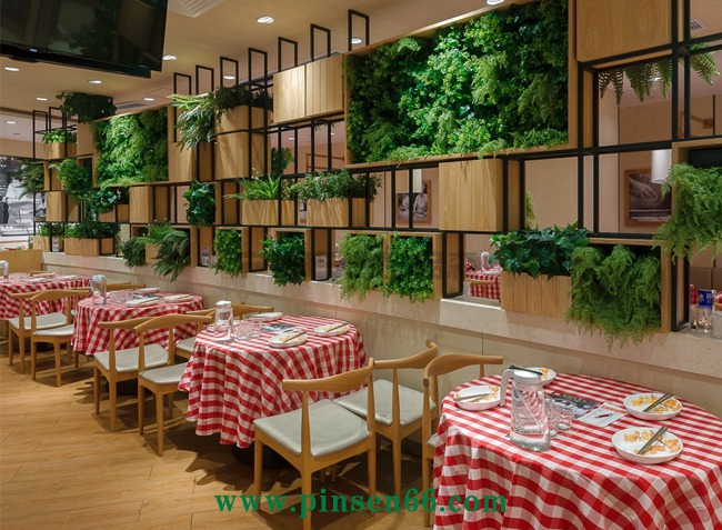 西貝莜面村主題桌椅卡座